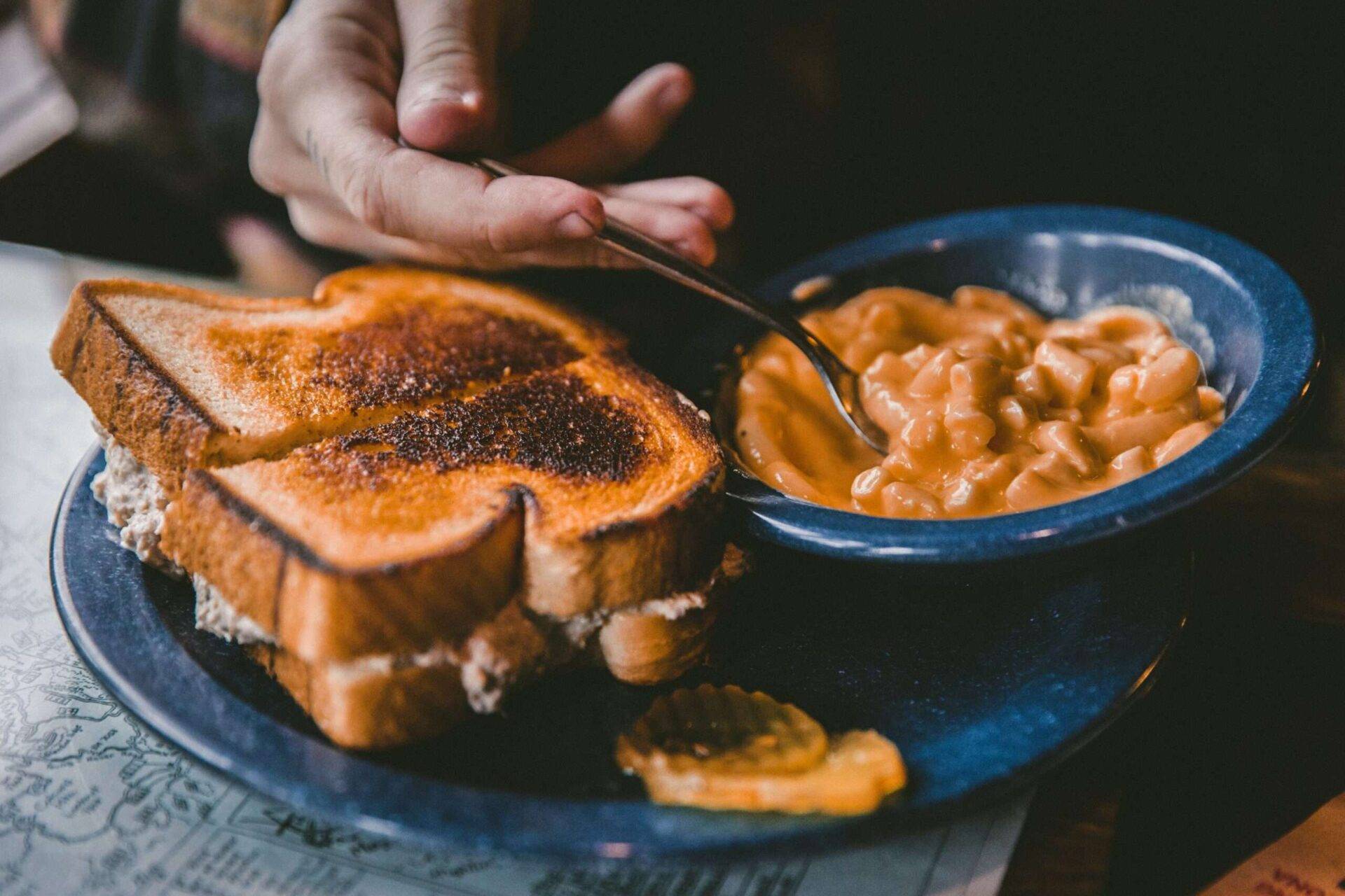 Baked Beans mit Toast